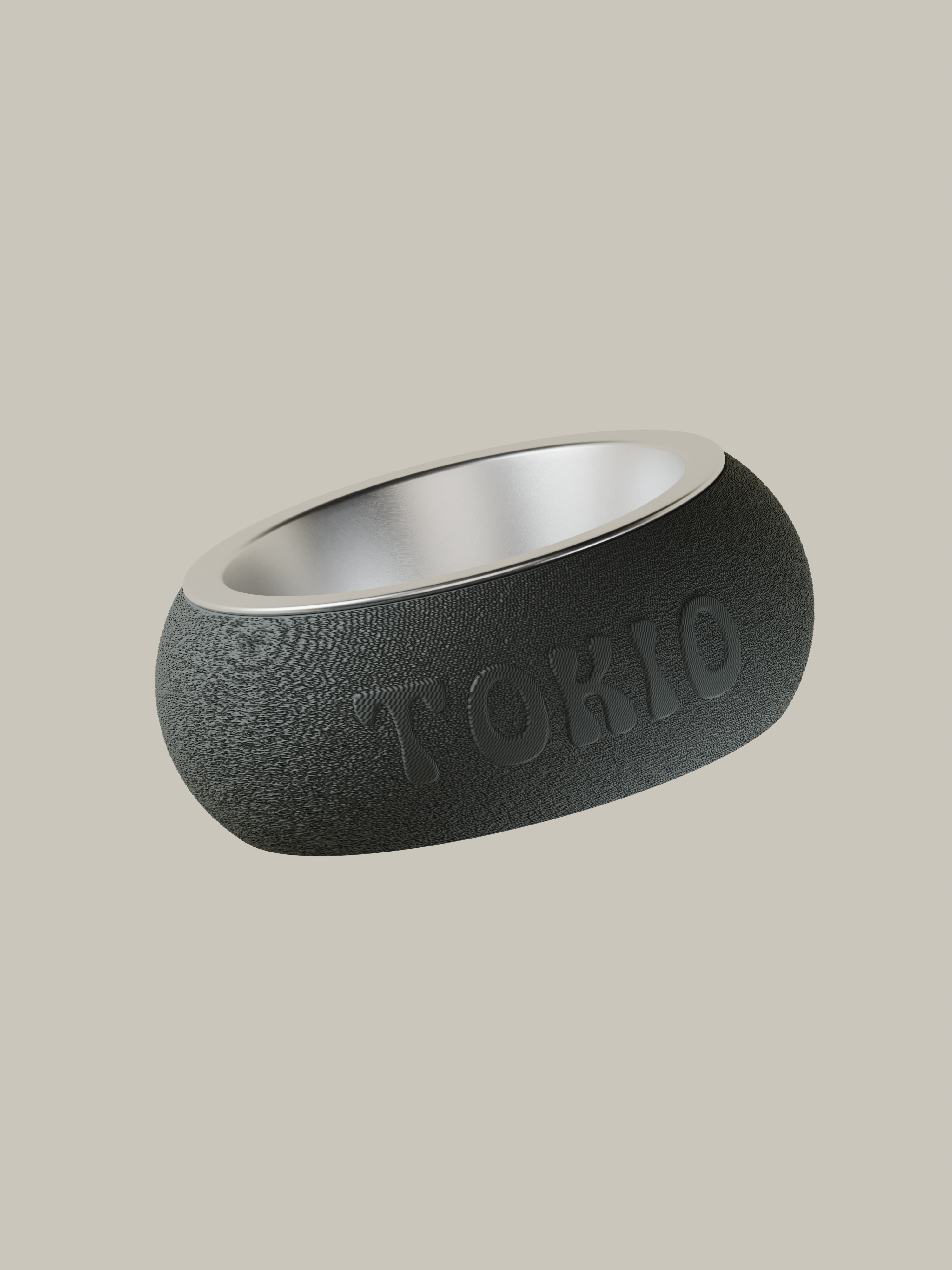 Personalizowana miska z imieniem dla psa i kota STONE – 450 ml